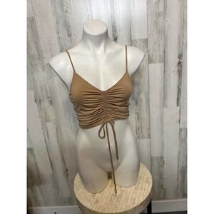 Nude crop top